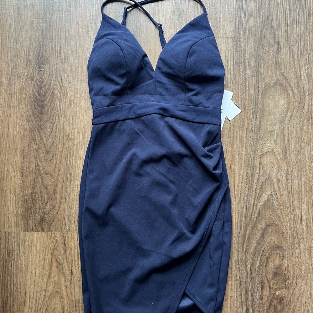 Blue party dress